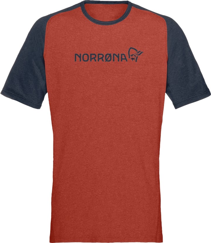 Norrøna Fjørå Equaliser Lightweight T-Shirt (M) Rooibos Tea/Indigo Night Norrøna
