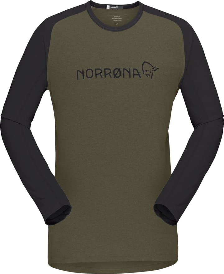 Norrøna Men's Fjørå Equaliser Lightweight Long Sleeve Olive Night Norrøna