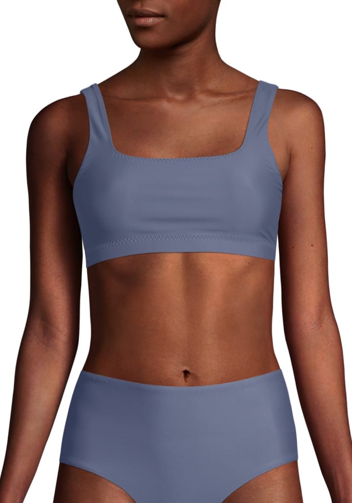 Casall Women's Square Neck Bikini Top Clean Blue Casall Casall Women's Square Neck Bikini Top Clean Blue Casall