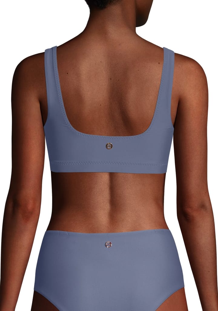 Casall Women's Square Neck Bikini Top Clean Blue Casall Casall Women's Square Neck Bikini Top Clean Blue Casall