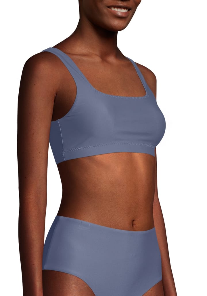 Casall Women's Square Neck Bikini Top Clean Blue Casall Casall Women's Square Neck Bikini Top Clean Blue Casall