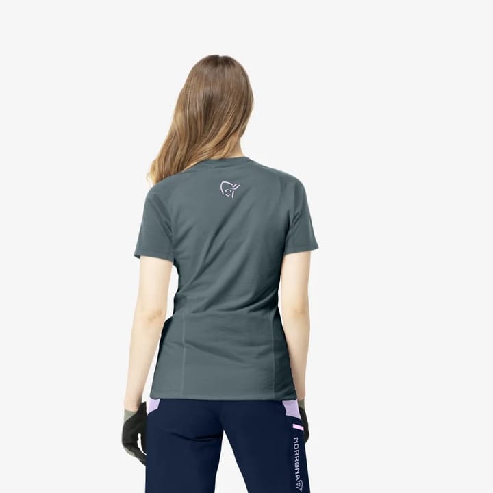 Norrøna Women's Fjørå Wool T-Shirt North Atlantic Norrøna Norrøna Women's Fjørå Wool T-Shirt North Atlantic Norrøna