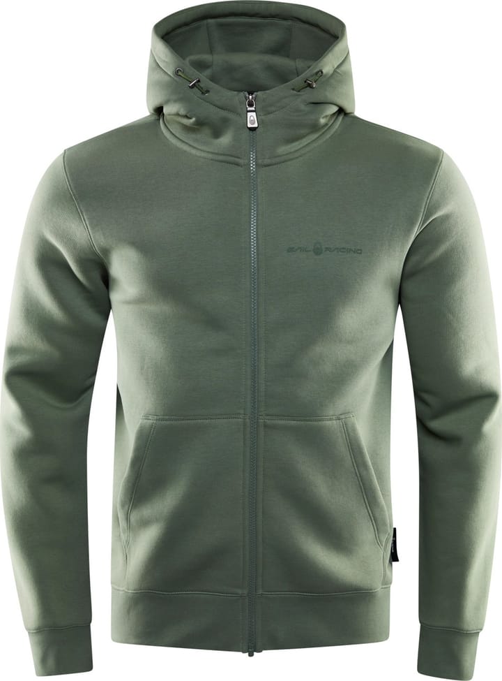 Sail Racing Men's Bowman Logo Zip Hood Hedge Green Sail Racing Sail Racing Men's Bowman Logo Zip Hood Hedge Green Sail Racing