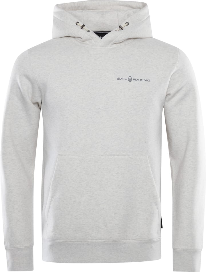 Sail Racing Men's Bowman Logo Hood Light Grey Melange Sail Racing