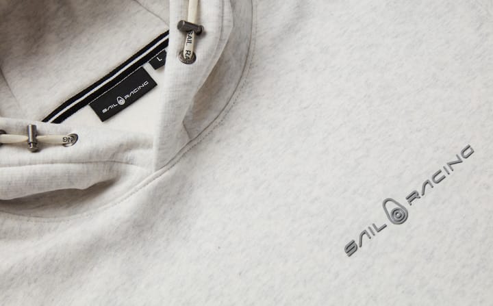 Sail Racing Men's Bowman Logo Hood Light Grey Melange Sail Racing Sail Racing Men's Bowman Logo Hood Light Grey Melange Sail Racing