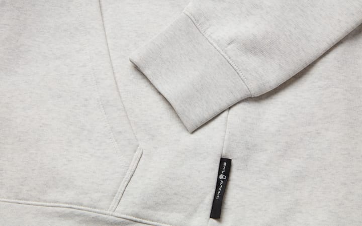 Sail Racing Men's Bowman Logo Hood Light Grey Melange Sail Racing Sail Racing Men's Bowman Logo Hood Light Grey Melange Sail Racing