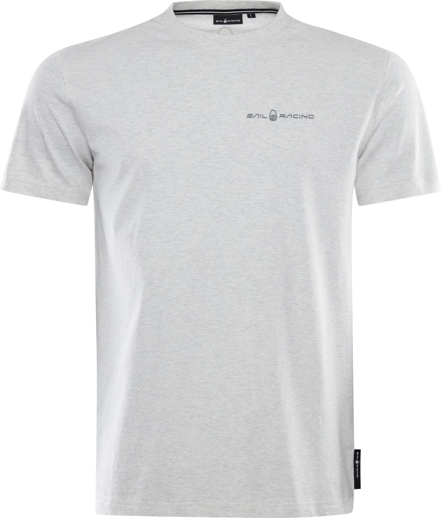 Sail Racing Men's Bowman Logo Tee Light Grey Melange