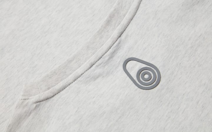 Sail Racing Men's Bowman Logo Tee Light Grey Melange Sail Racing