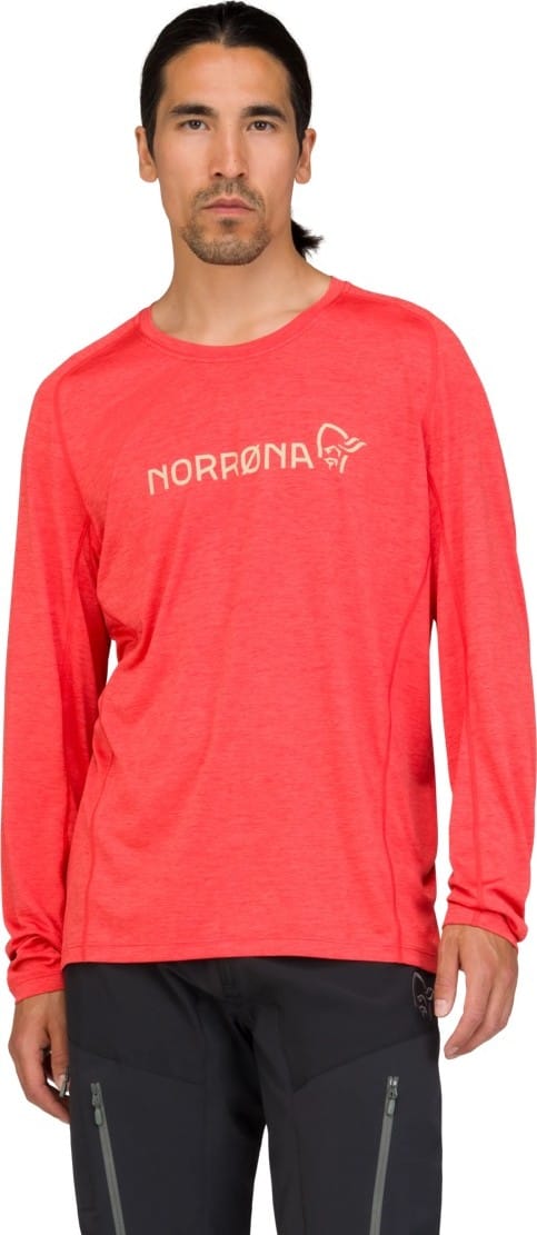 Norrøna Fjørå Equaliser Lightweight Long Sleeve M'S Paprika Norrøna Norrøna Fjørå Equaliser Lightweight Long Sleeve M'S Paprika Norrøna