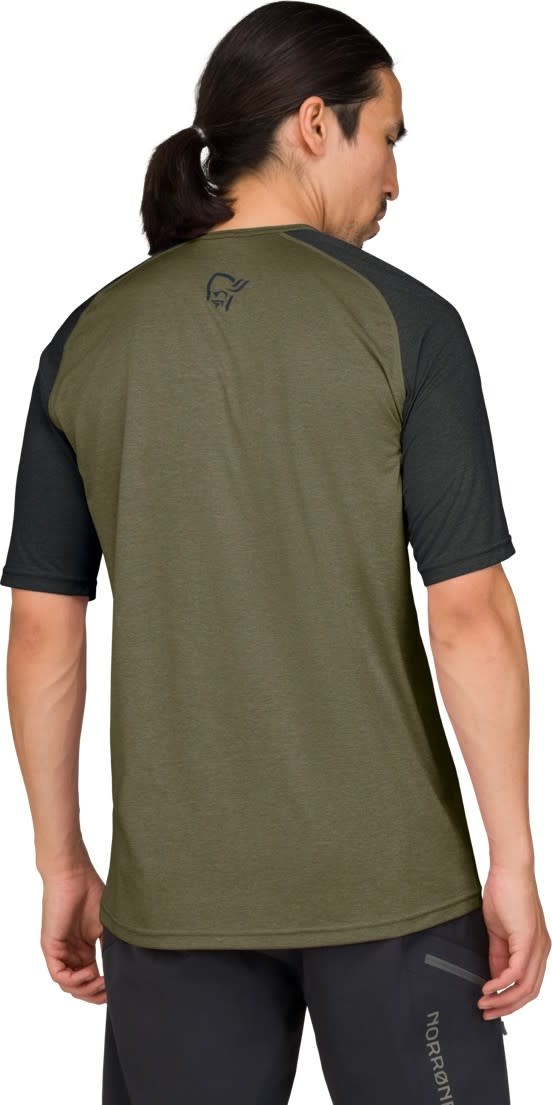 Norrøna Men's Fjørå Equaliser Lightweight T-Shirt Olive Night Norrøna