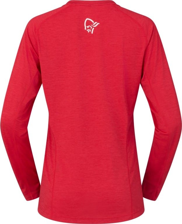 Norrøna Women's Fjørå Equaliser Lightweight Long Sleeve Aura Orange Norrøna