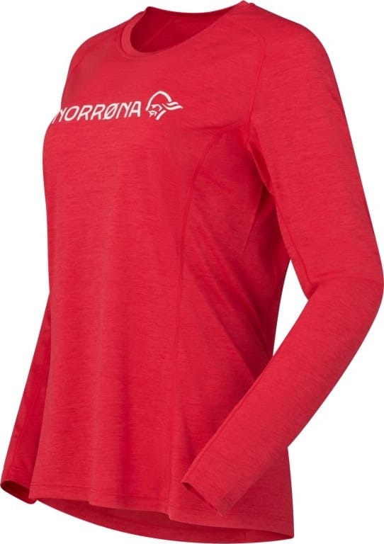 Norrøna Women's Fjørå Equaliser Lightweight Long Sleeve Aura Orange Norrøna