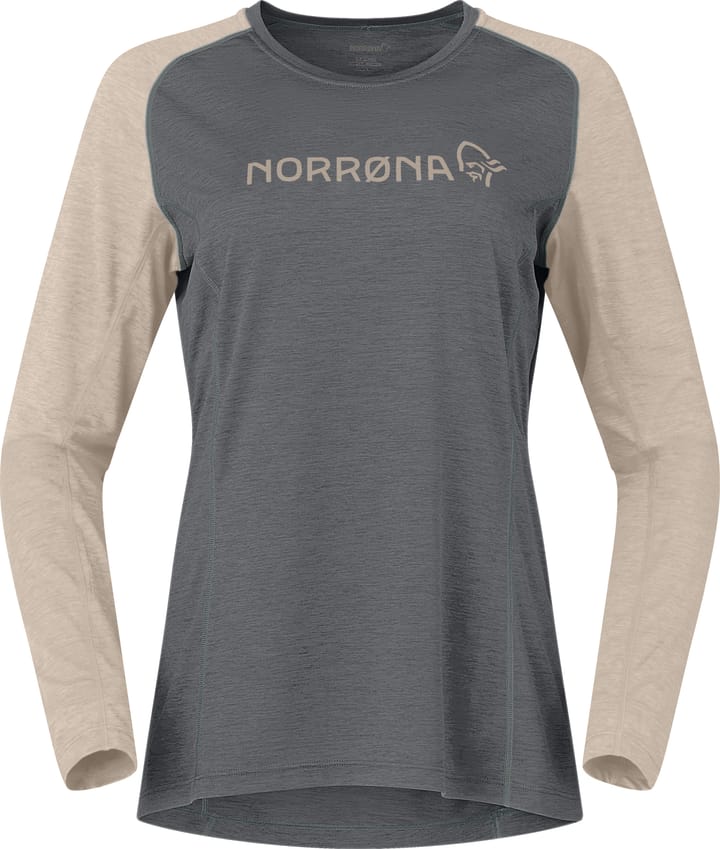 Norrøna Women's Fjørå Equaliser Lightweight Long Sleeve Beluga/Winter Twig Norrøna