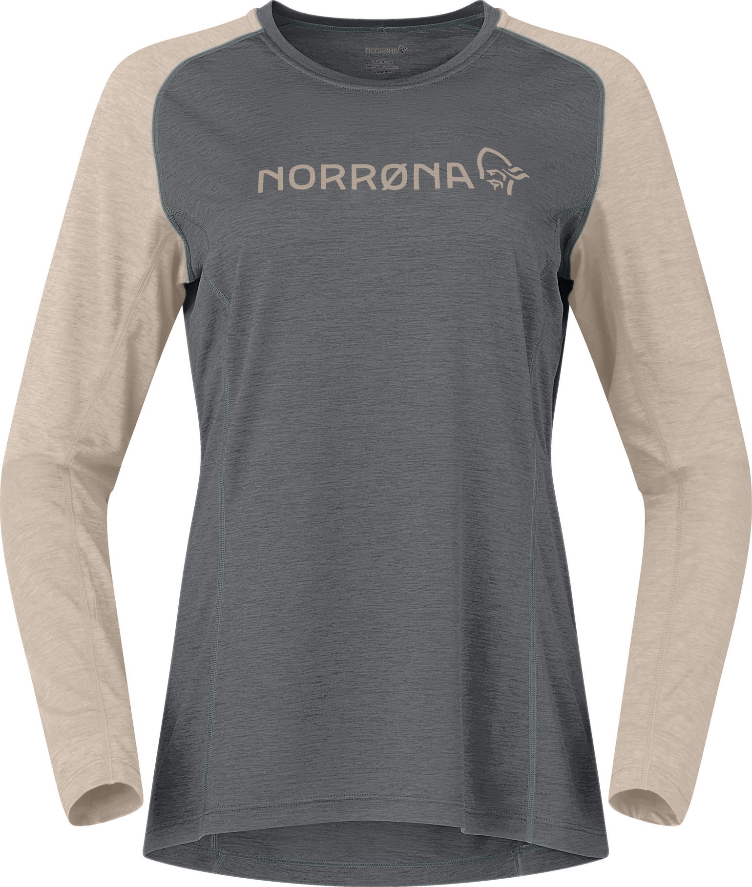 Norrøna Women's Fjørå Equaliser Lightweight Long Sleeve Beluga/Winter Twig