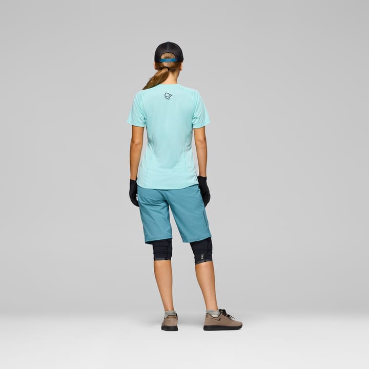 Norrøna Women's Fjørå Equaliser Lightweight T-Shirt Aqua Haze Norrøna
