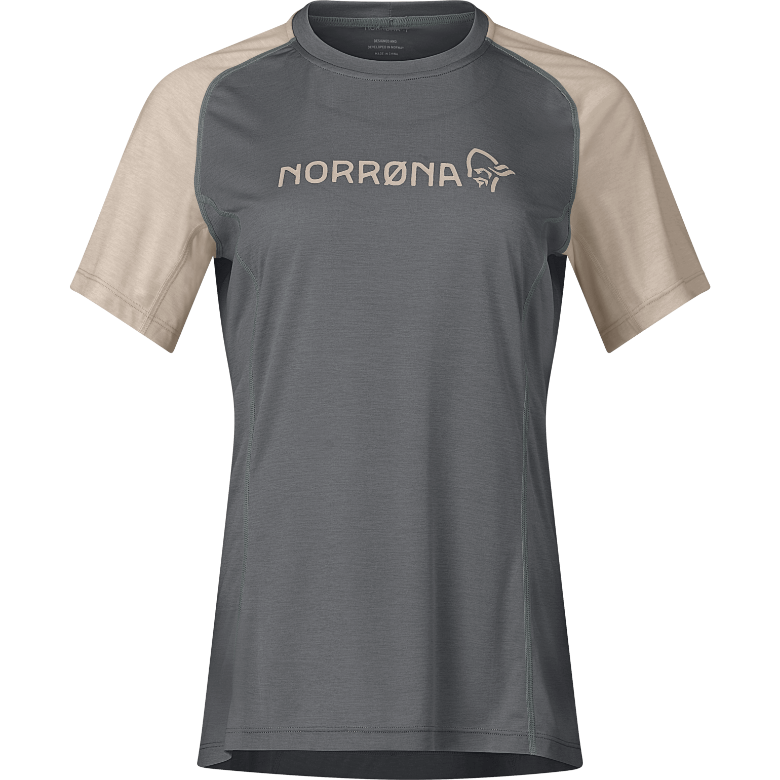 Norrøna Women's Fjørå Equaliser Lightweight T-Shirt Beluga/winter Twig