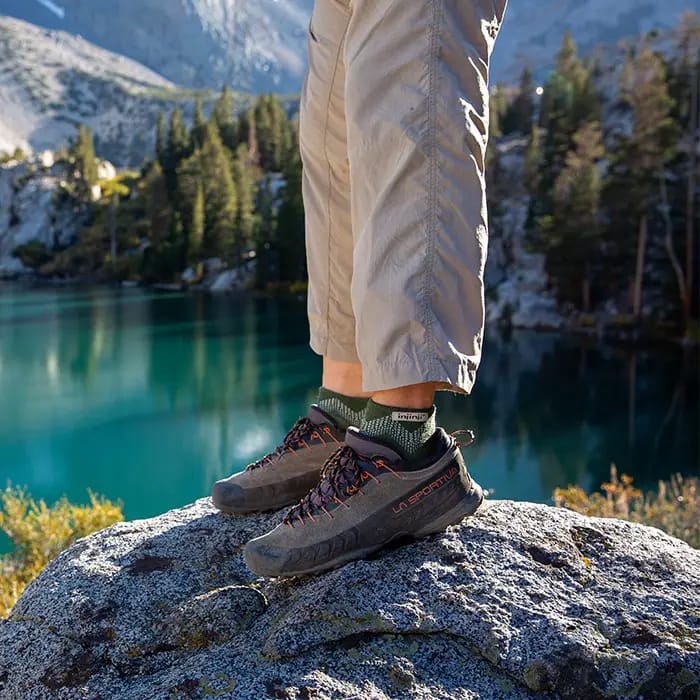 Injinji Outdoor Midweight Mini-Crew Wool Forest Injinji