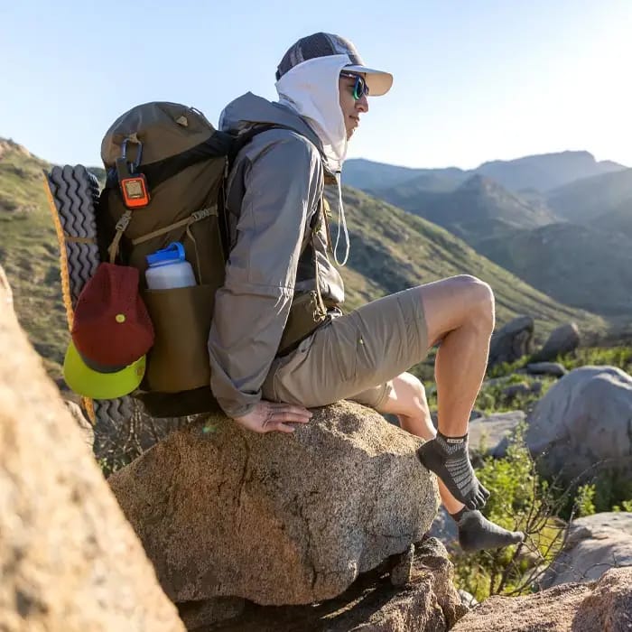 Injinji Outdoor Midweight Mini-Crew Wool Slate Injinji