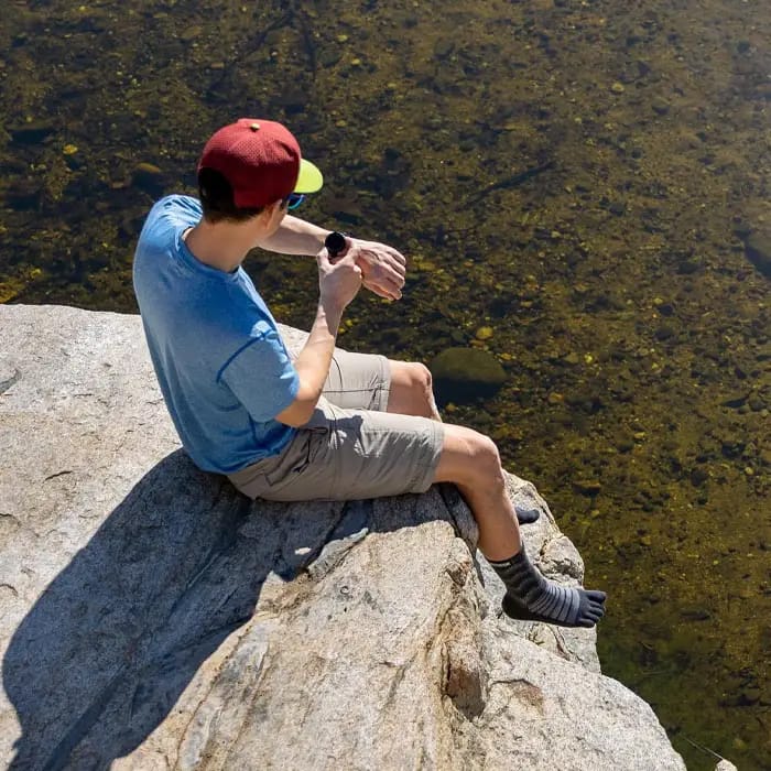 Injinji Outdoor Midweight Crew Wool Slate Injinji