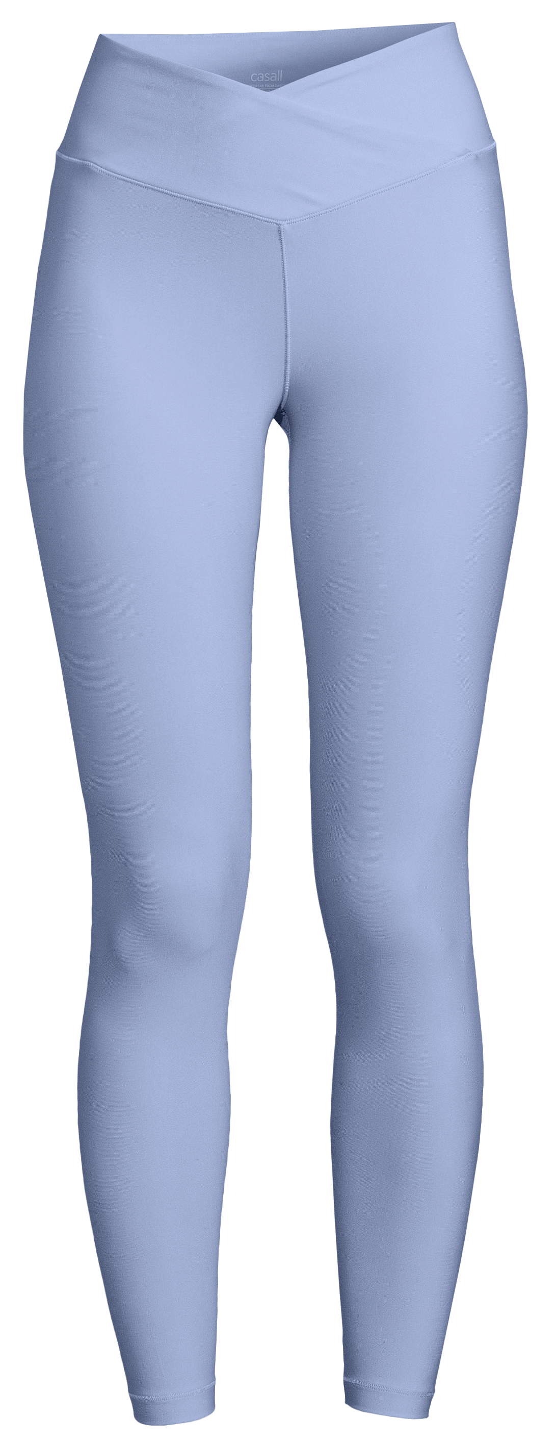 Women's Overlap High Waist Tights Breeze Blue