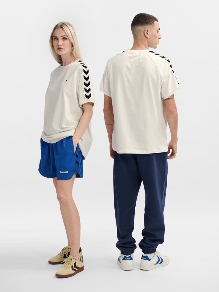 Hummel Hmlarchive Boxy T-Shirt S/S Blanc De Blanc Hummel