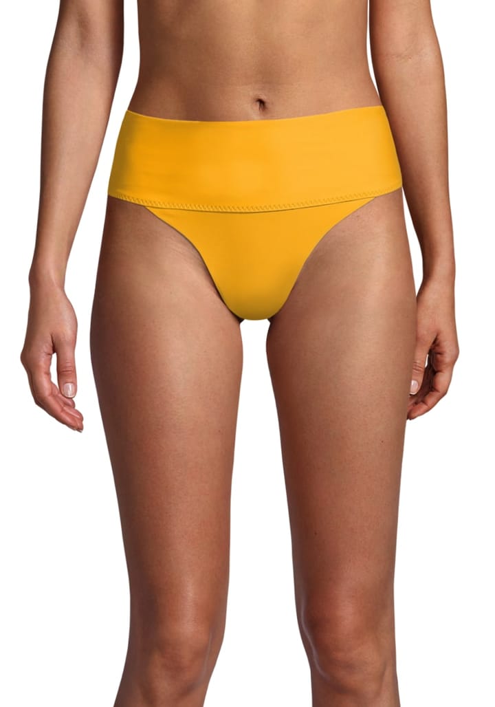 Casall Women's Mid Waist Bikini Brief Bright Sunset Yellow Casall Casall Women's Mid Waist Bikini Brief Bright Sunset Yellow Casall