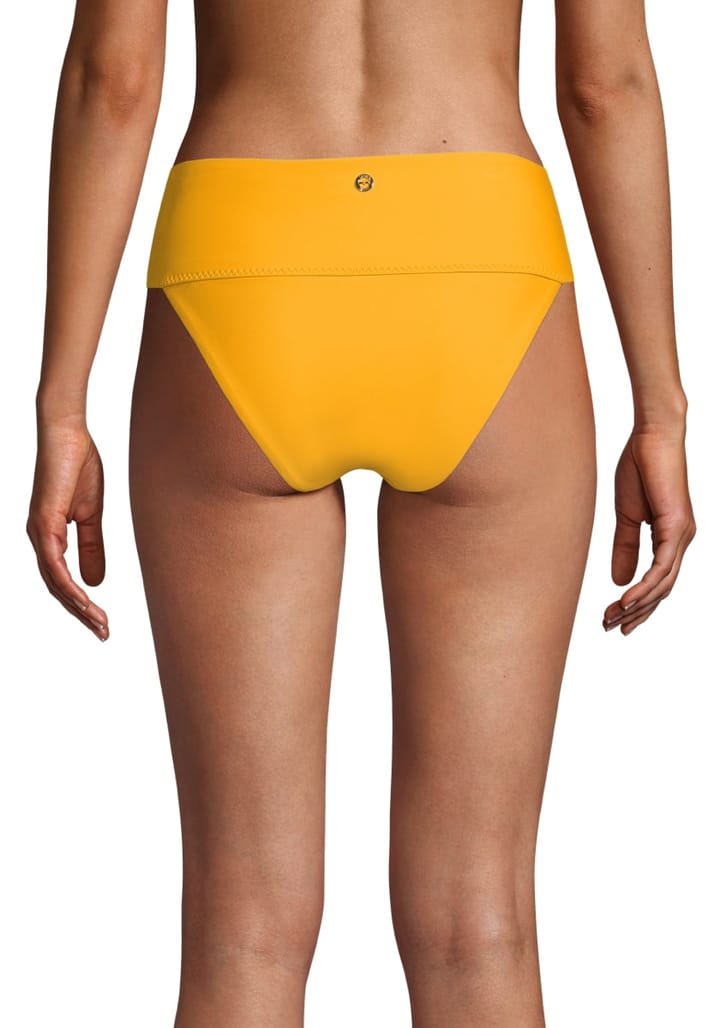 Casall Women's Mid Waist Bikini Brief Bright Sunset Yellow Casall Casall Women's Mid Waist Bikini Brief Bright Sunset Yellow Casall