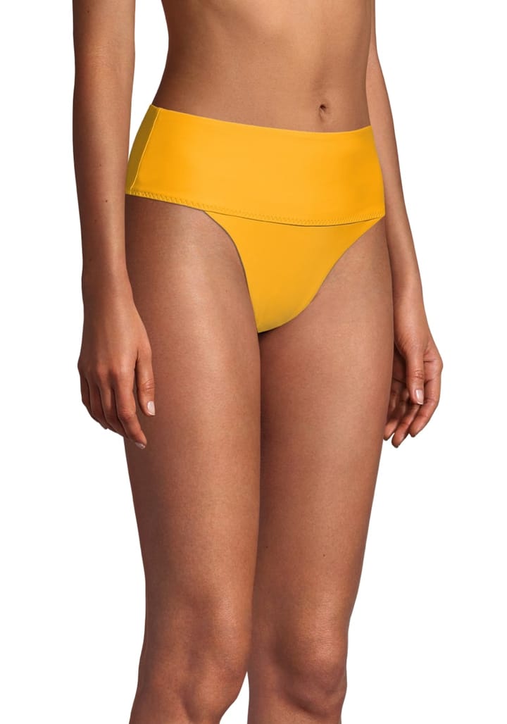Casall Women's Mid Waist Bikini Brief Bright Sunset Yellow Casall Casall Women's Mid Waist Bikini Brief Bright Sunset Yellow Casall