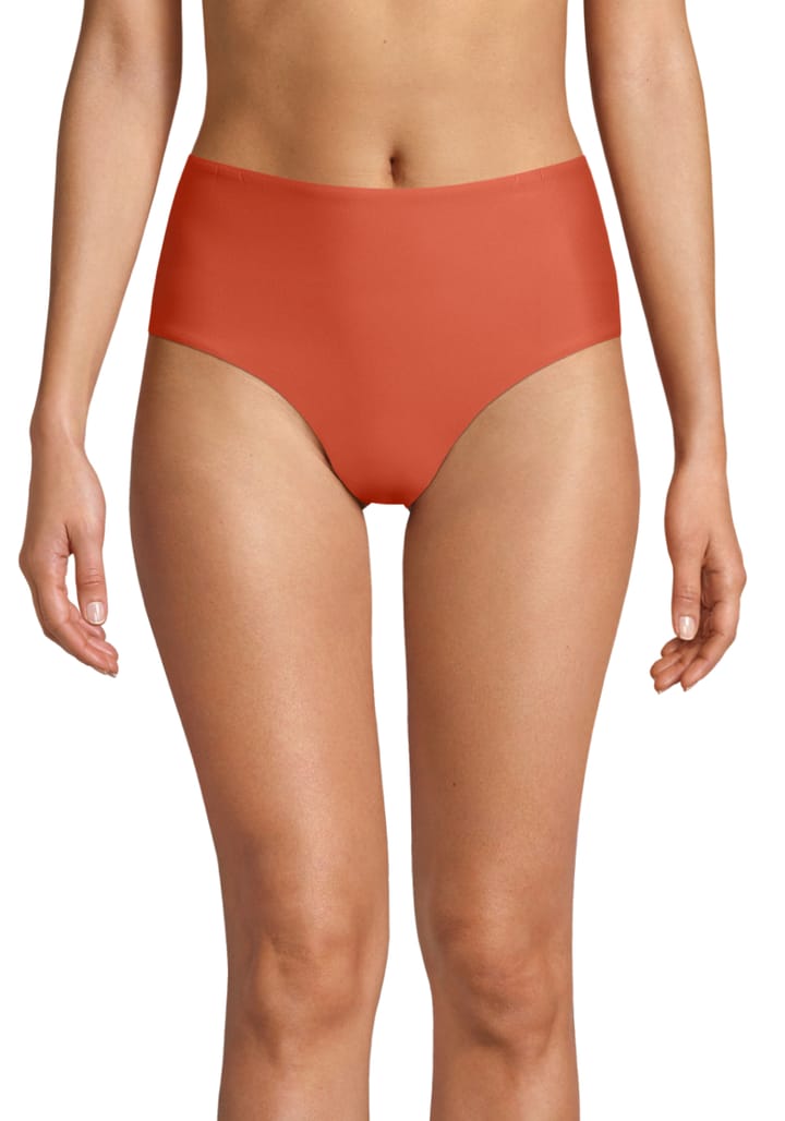 Casall High Waist Bikini Hipster Dk Papaya Red Casall Casall High Waist Bikini Hipster Dk Papaya Red Casall