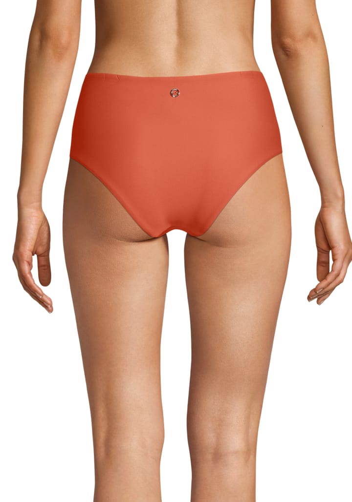 Casall High Waist Bikini Hipster Dk Papaya Red Casall Casall High Waist Bikini Hipster Dk Papaya Red Casall