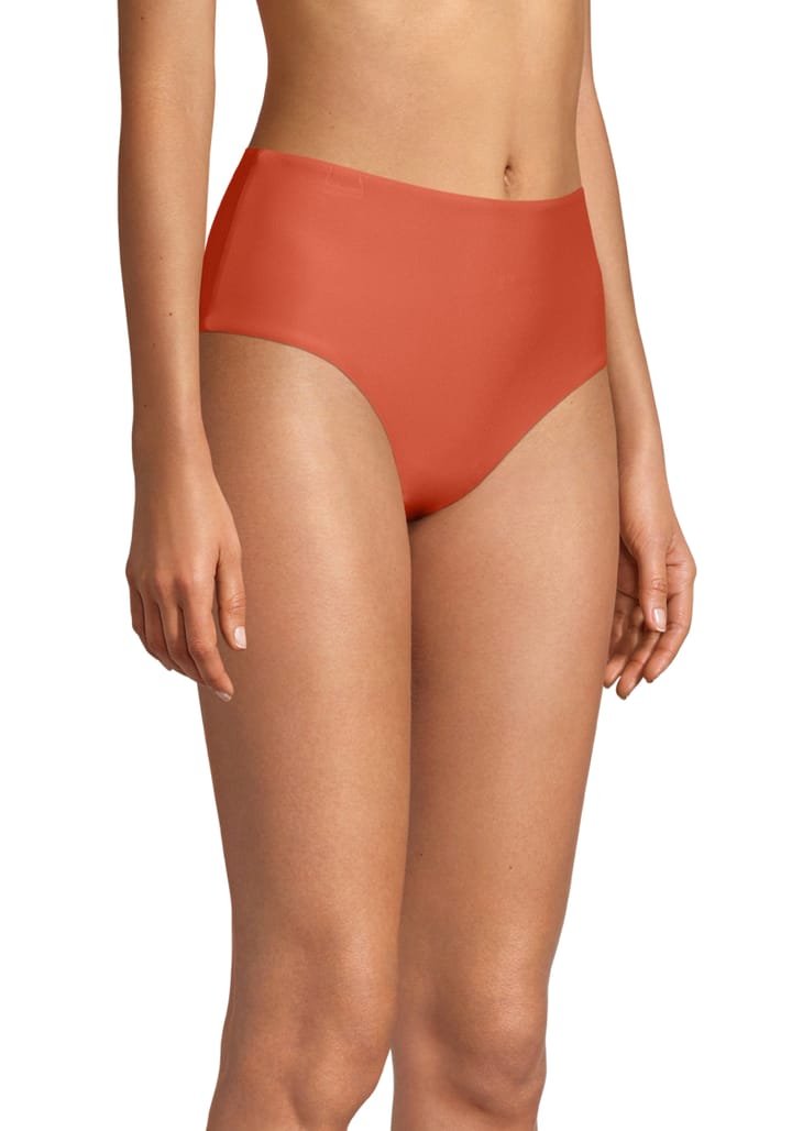 Casall High Waist Bikini Hipster Dk Papaya Red Casall Casall High Waist Bikini Hipster Dk Papaya Red Casall