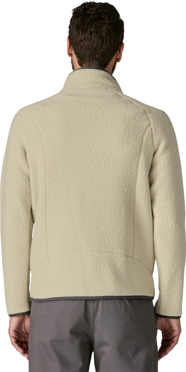 Patagonia Men's Retro Pile Fleece Jacket Pelican W/Smolder Blue Patagonia