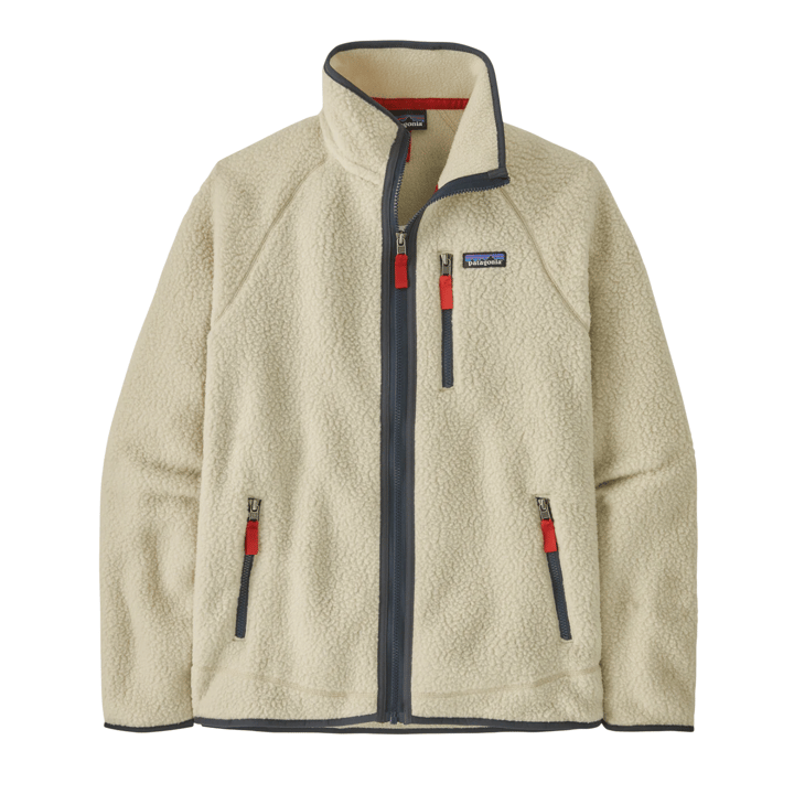 Patagonia Men's Retro Pile Fleece Jacket Pelican W/smolder Blue Patagonia