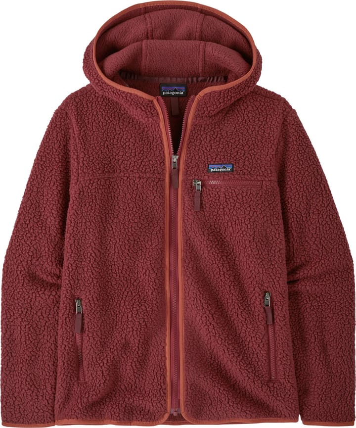 Patagonia Women's Retro Pile Fleece Hoody Sequoia Red Patagonia
