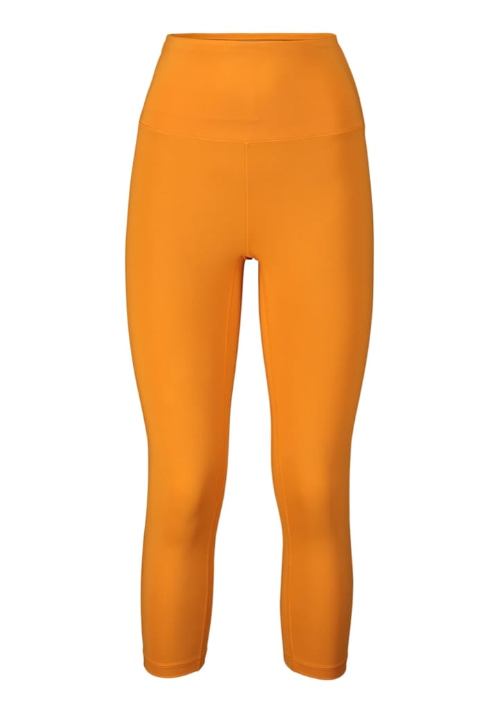 Casall Women's Ultra High Waist Cropped Tights Sunset Yellow Casall