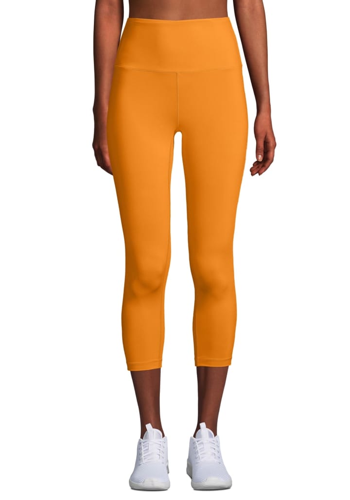 Casall Women's Ultra High Waist Cropped Tights Sunset Yellow Casall