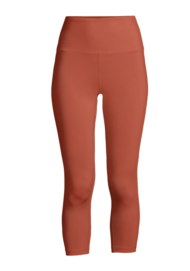 Casall Ultra High Waist Cropped Tights Burnt Sienna Red Casall Casall Ultra High Waist Cropped Tights Burnt Sienna Red Casall