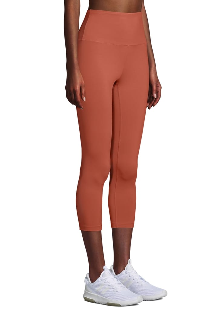 Casall Ultra High Waist Cropped Tights Burnt Sienna Red Casall Casall Ultra High Waist Cropped Tights Burnt Sienna Red Casall