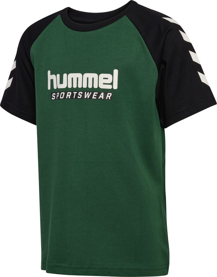Hummel Hmljr Logo T-Shirt Short Sleeve Dark Green Hummel