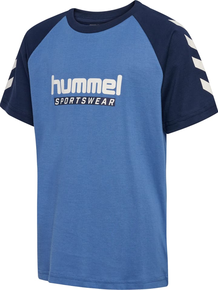 Hummel Hmljr Logo T-Shirt Short Sleeve Dutch Blue Hummel Hummel Hmljr Logo T-Shirt Short Sleeve Dutch Blue Hummel