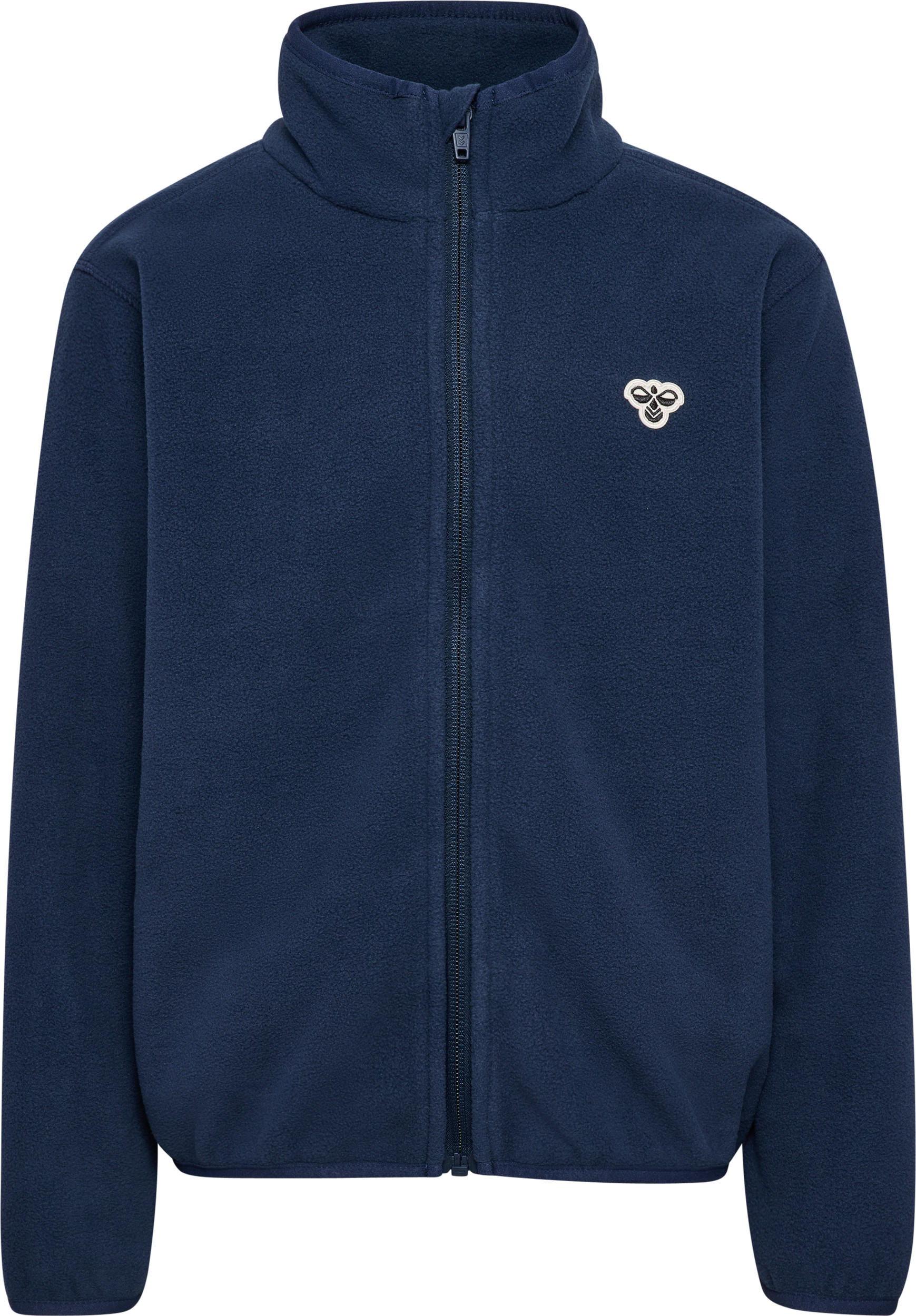 Hummel Kid's Hmljr Fleece Zip Jacket Bee Dress Blues Långärmade vardagströjor 134
