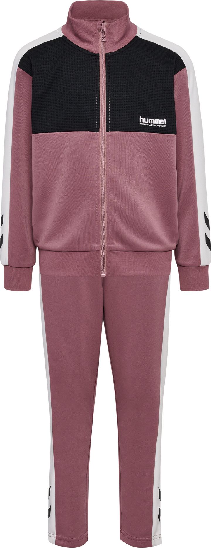 Hummel Hmljr Colorblock Tracksuit Wistful Mauve Hummel Hummel Hmljr Colorblock Tracksuit Wistful Mauve Hummel