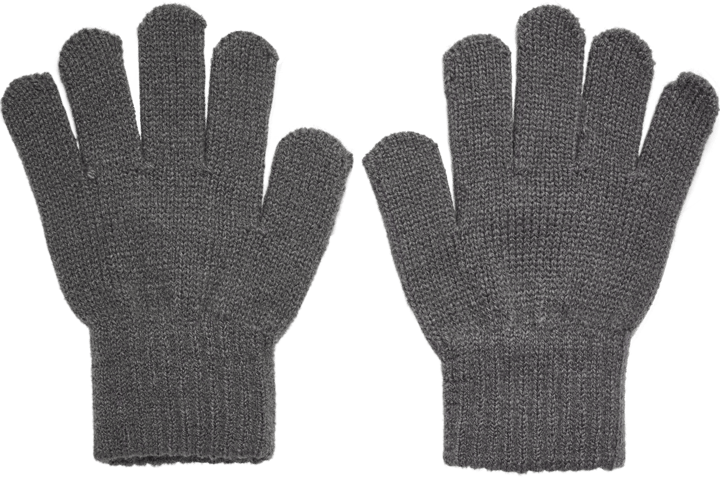 Hummel Hmljr Knit Gloves 2-Pack Dark Gull Gray Hummel