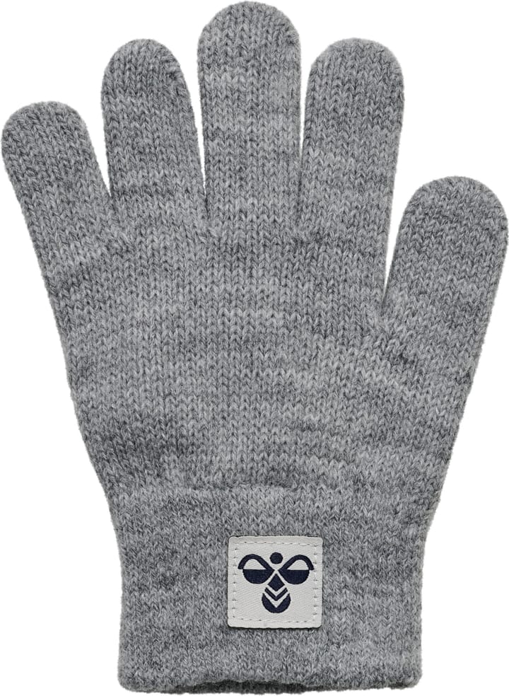 Hummel Hmljr Knit Gloves 2-Pack Grey Melange Hummel Hummel Hmljr Knit Gloves 2-Pack Grey Melange Hummel