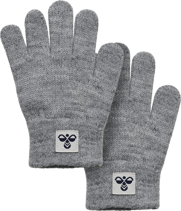 Hummel Hmljr Knit Gloves 2-Pack Grey Melange Hummel