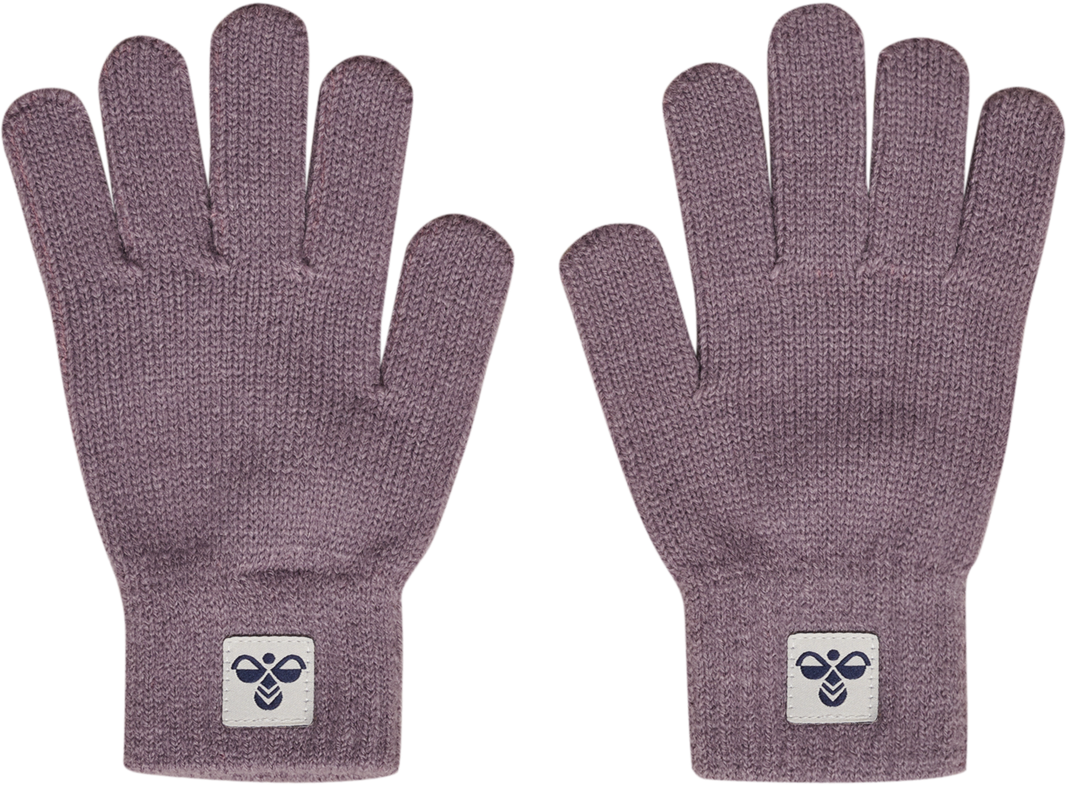 Hummel Hmljr Knit Gloves 2-Pack Gray Ridge