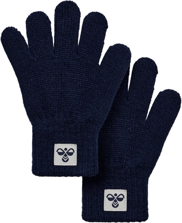 Hummel Hmljr Knit Gloves 2-Pack Dress Blues Hummel