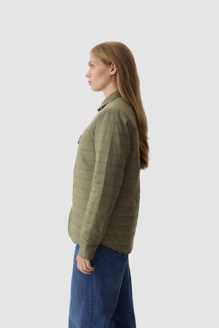 Yama Ember Puffer Shirt Moss Green Yama