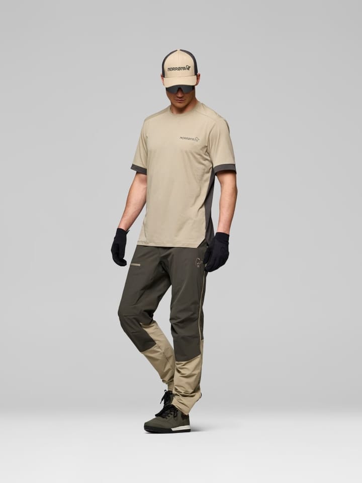 Norrøna Men's Fjørå Equaliser T-Shirt Winter Twig/Beluga Norrøna