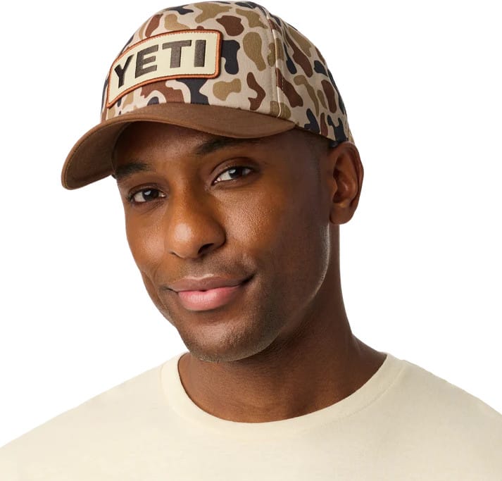 Yeti Woven Flat Birm Mid Pro Hat Wetlands Camo Yeti